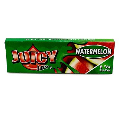 Juicy Jay's- 1¼ Flavoured Hemp Rolling Papers - Watermelon
