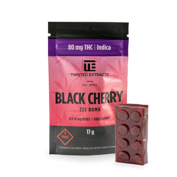 Twisted Extracts - Black Cherry ZZZ Bomb 80mg