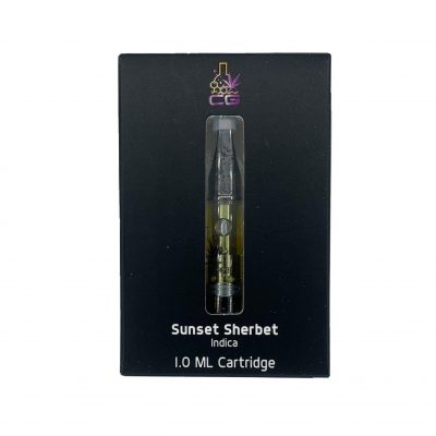 CG Extracts - Premium Cartridge – Sunset Sherbet - 1ML-sunsetcart-buy cg extracts
