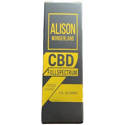 shop Alison Wonderland - 1000mg Full Spectrum CBD Tincture-askndakdadas