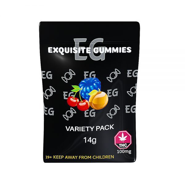 Exquisite Gummies – Variety Pack - 100mg-variety final