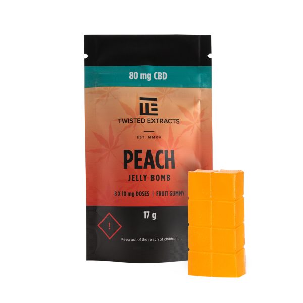 Twisted Extracts - Peach Jelly Bomb CBD