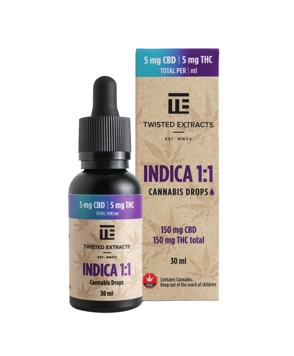 Twisted Extracts - Tincture - Indica 1:1