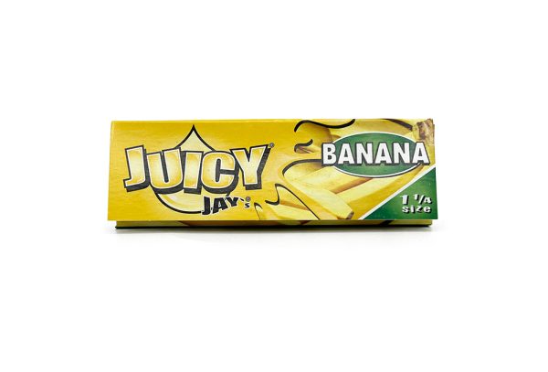 Juicy Jay's- 1¼ Flavoured Hemp Rolling Papers - Banana