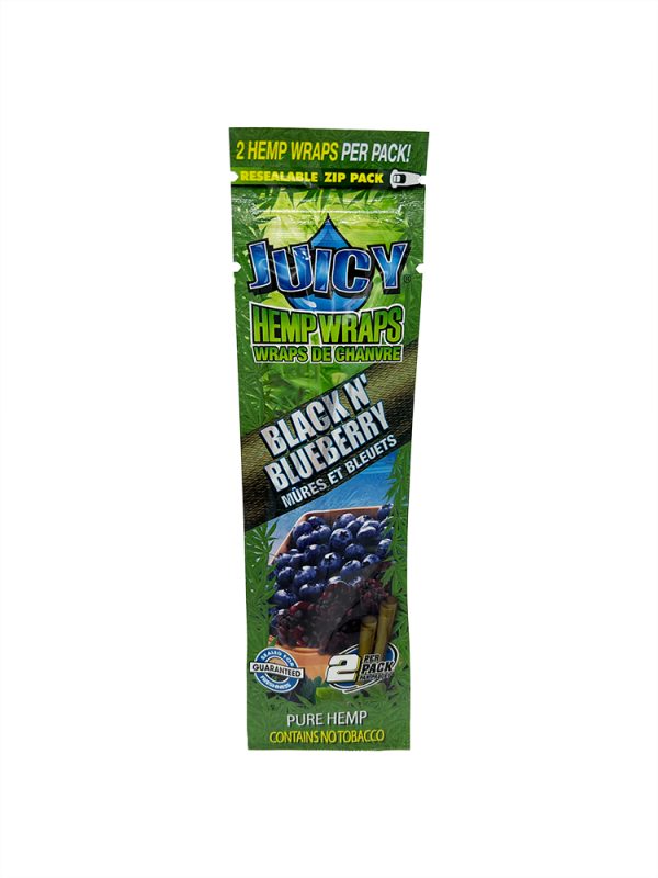 Juicy Jay's - Hemp Wraps - Black N' Blueberry