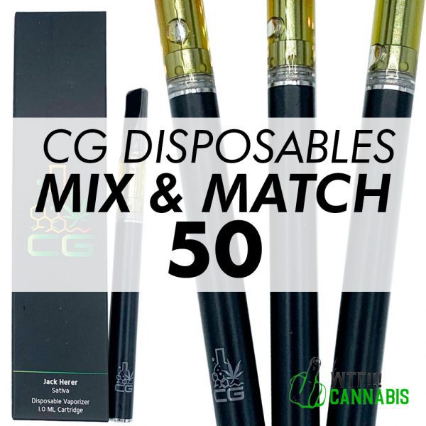 Mix & Match - CG Extracts Disposables 1ML - 50x