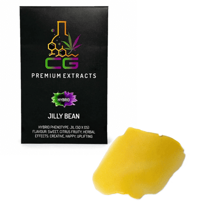 jilly bean shatter with packaging