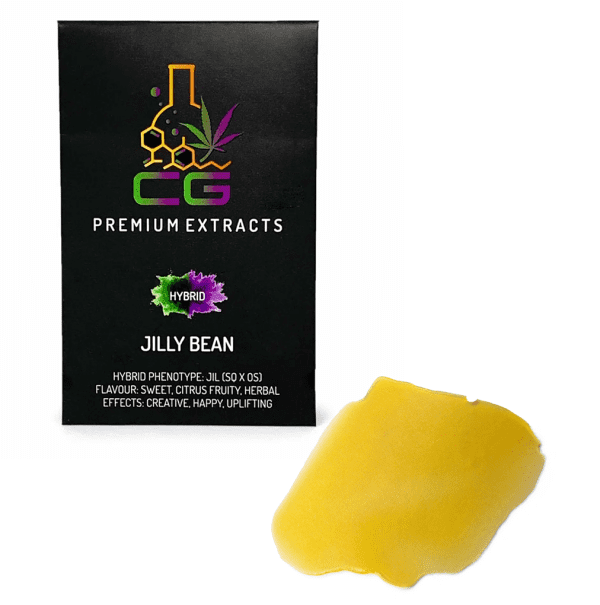jilly bean shatter with packaging