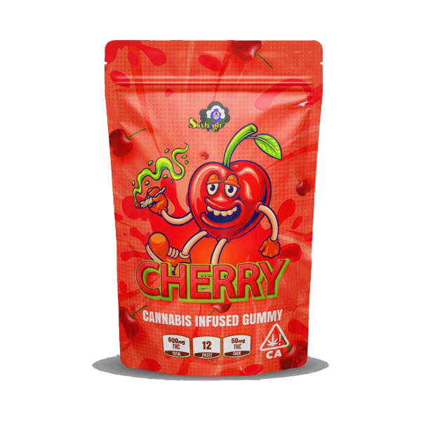 Sky High Edibles - Cherry 600mg THC Gummies