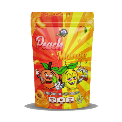 Sky High Edibles - Peach Mango 600mg THC Gummies