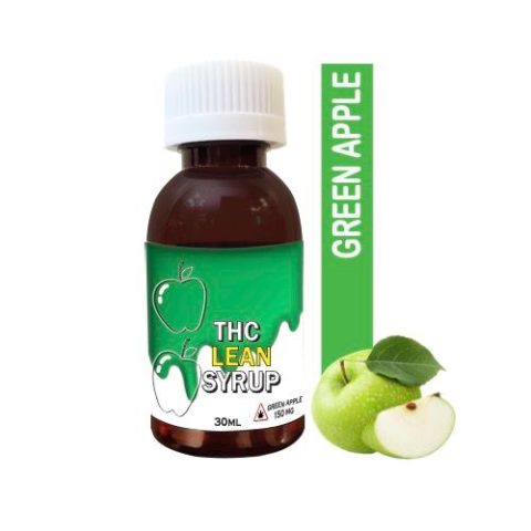 THC Lean Syrup - Green Apple 150mg