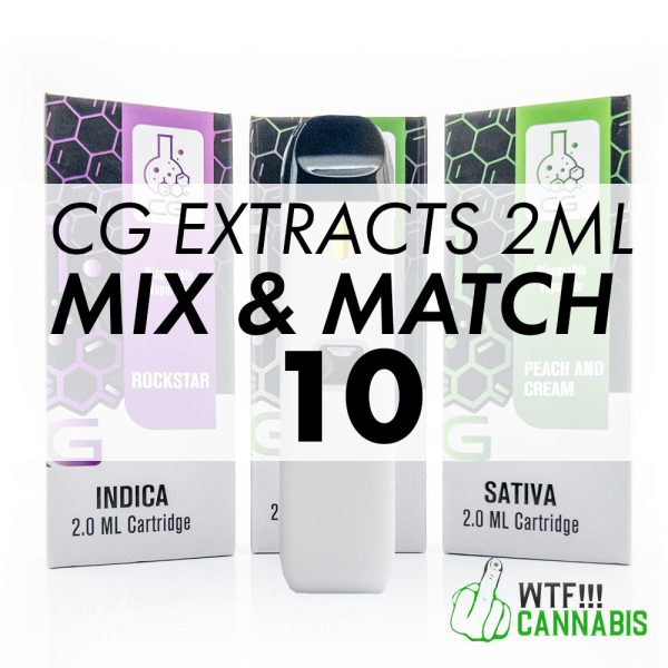 Mix & Match - CG Extracts Disposables 2ML - 10x