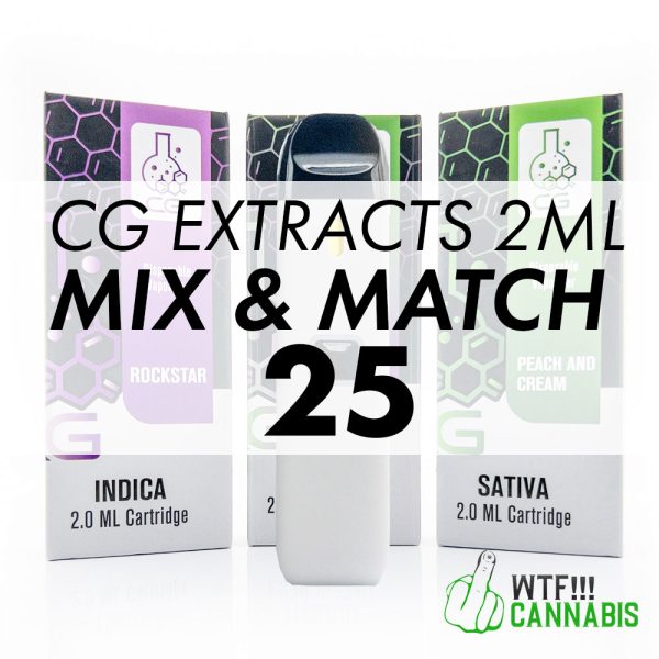 Mix & Match - CG Extracts Disposables 2ML - 25x
