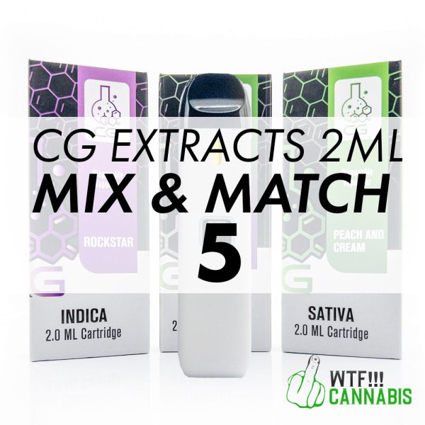 Mix & Match - CG Extracts Disposables 2ML - 5x