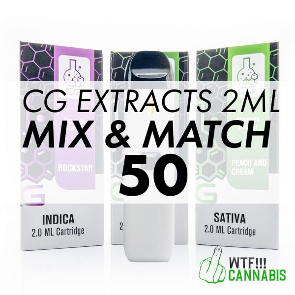 Mix & Match - CG Extracts Disposables 2ML - 50x