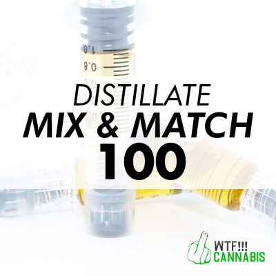 Mix & Match - THC Distillate Syringes 1ML - 100x
