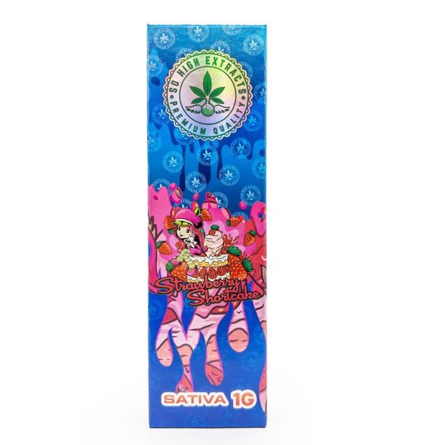 so high ml disposable strawberry shortcake color box