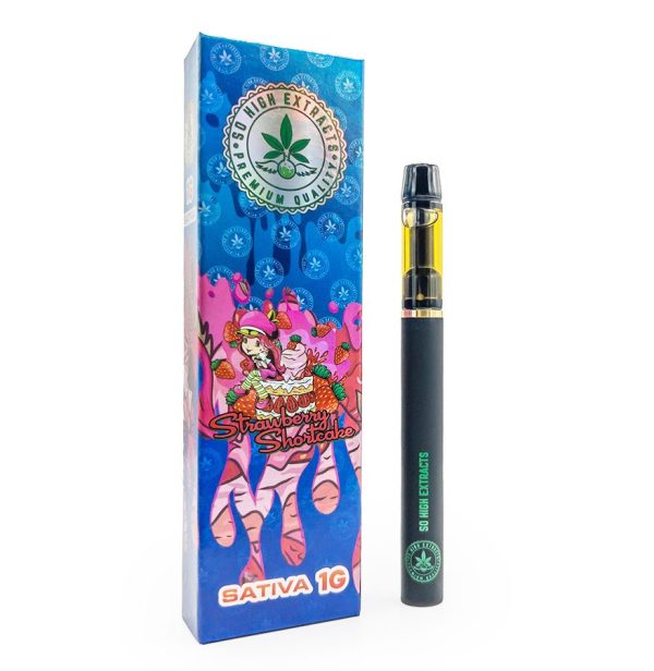 so high ml disposable strawberry shortcake with pen colour box