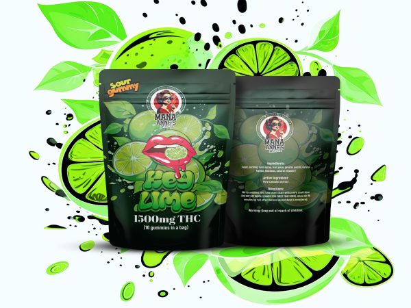 Mana Anne’s Edibles – Key Lime Gummy – mg THC