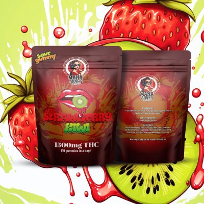 Mana Anne’s Edibles – Strawberry Kiwi Gummy – mg THC