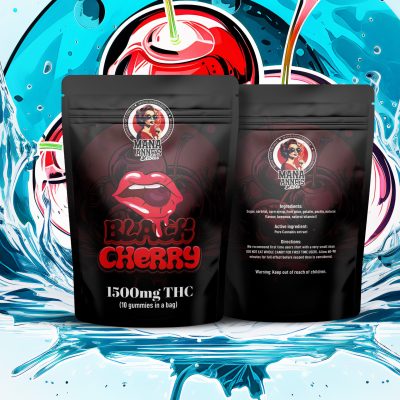 Mana Anne’s Edibles – Black Cherry Gummy – 1500mg THC