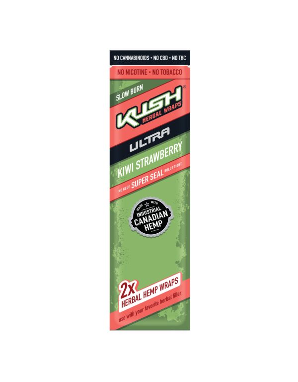 Kush Herbal Wraps - Ultra - Kiwi Strawberry