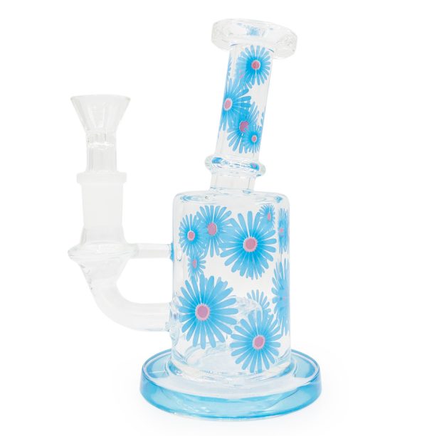 blue flower bong