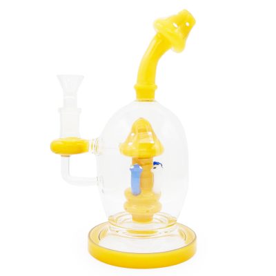 yellow mushroom tube bong