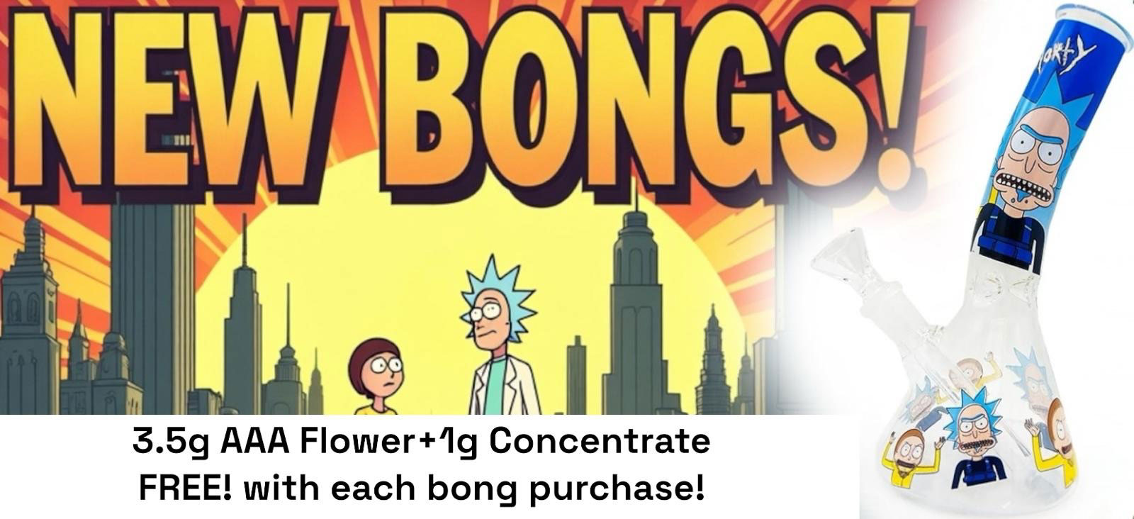 wtf bong sale banner